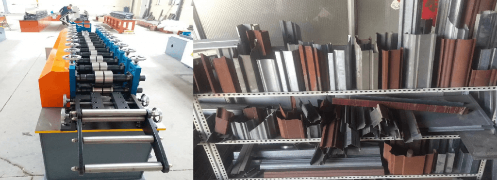 Light keel stud and track machine